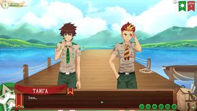 Russian Voiced Anime Game – Fishing With Taiga for Intimate Fun at Friends Camp