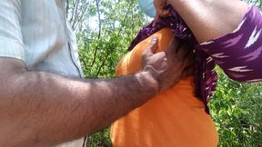 Outdoor cheating Housewife
