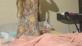 My Stepsister, When We Are Alone, Asks Me to Fuck Her Until I Squirt Twice in a Row. I Love Cumming Inside Her.