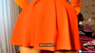 COSPLAY BABE VELMA SCOOBY DOO JOI, JERK OFF INSTRUCTION PUNHETA GUIADA BBC