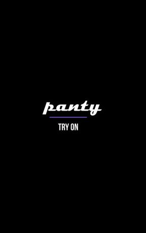 Panty Try On