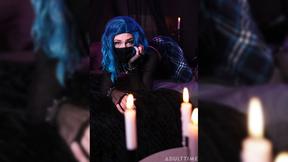 ”Masked Goth Femboy Bounces On Big Cock - Edward Terrant, Angel Elias”