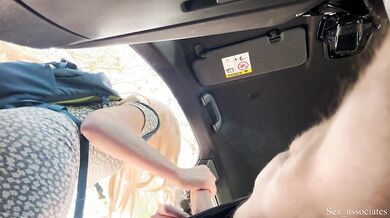Naive Latina Catches Public Dick Flash and Gulps Gushing Cum Load