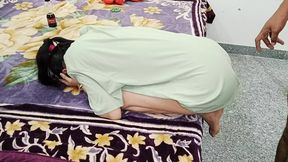 Girl in room gets intimate with man's cock&#x1F346;