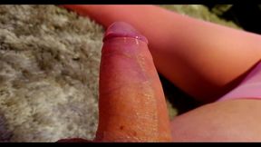 Close up cock fleshlight play