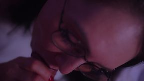 prurient male piss on tits his woman s and ass fuck her, and she gets cum in mouth.