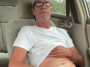 Jacking off in my car again
