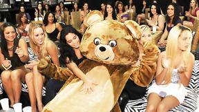 ”Lustful women show off their shaft sucking skills”