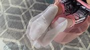 Footjob in White Socks & Sex till Cum on Feet