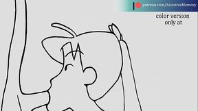 Shin chan hentai animation: Yoshinaga doing a blowjob (smooth and color version only at Patreon)