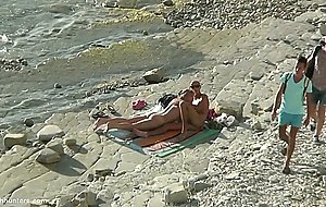 Amateur beach sex with sweet couple