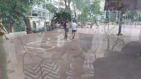 fui conhecer a vizinhanca e levei rola xxl