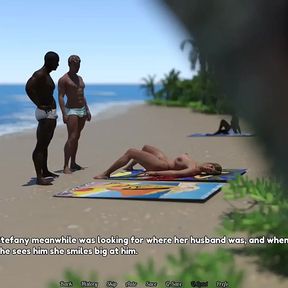 Perfect Housewife #36 Strangers Make Hot Wife Cums Hard on a Beach