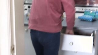Full masturbation of my sister-inside-law and I cum on her boobies