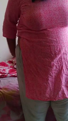 Trying My Delicious Pussy &amp; Huge Boobs in Her Bedroom While she was packing clothes - Romantic Fuck &amp; Cum   Clip 2
