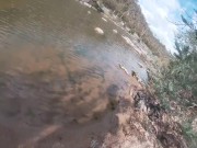 Pissing in River Underwater