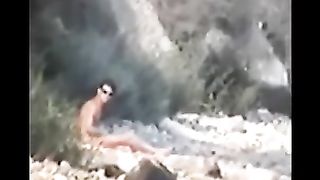 Fag dudes caught on naturist beach