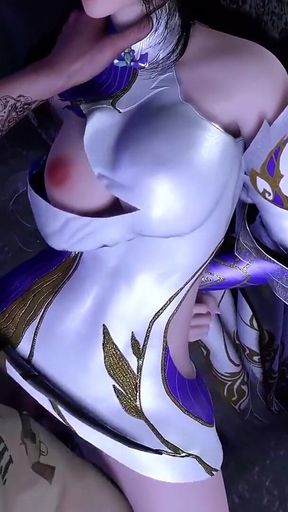 Beauty Lady the Bigboob Loop: 3D Infatuation - 3D Animation Hentai