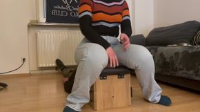 Facesittingbox Bright Bluejeans