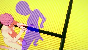 Jujutsu Kaisen Yaoi - Yuji jerkoff - Sissy crossdress Japanese Asian Manga Anime Film Game Porn