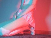 cute 18 year old femboy cums