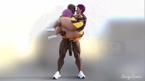 Horny Cheerleader fucked by NFL football jock with huge black cock - sassycomic