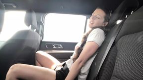 Taking an Uber and getting naughty in the backseat