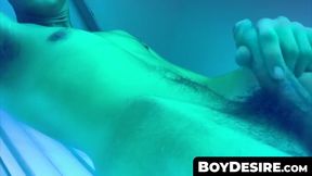 BoyDesire.com - Sweet twink's belly-covering cumshot after intense masturbation