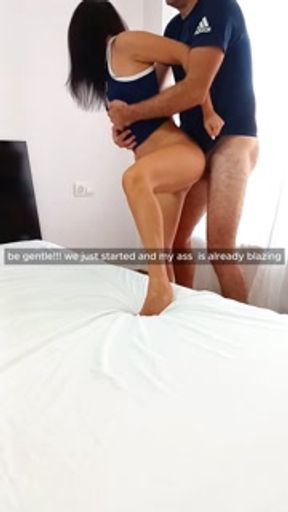 " i shouldn`t listen to you!! my ass is already burning "