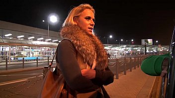 Big Titty Milf Airport Pick up and Fuck hard in Mea Melone van