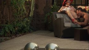 Big Tit Brunette Rayveness Sucks and Fucks a Hard Cock Dry - 4K Ultra HD