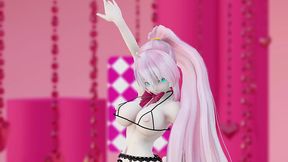 megurine luka hentai vocaloid nude dance rabbit hole song mmd 3d clear blue eyes