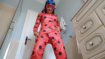Hot ladybug cosplay amateur Chantal Channel