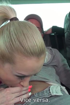 Blonde stranger see Wendy Moon squirt on big cock &amp; share it