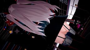 Cute 3D anime girls get it on in Azur Lane