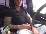 Christian Wilde public truck jerk