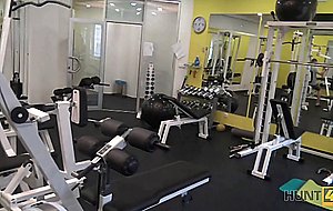 Hunt4k. dirty guy picks up young hottie and fucks her right in gym