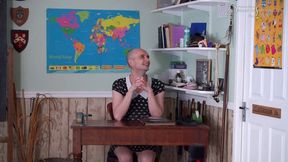 Punish Me Sir - Behind The Scenes - Vee Price, self spanking