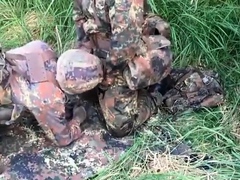 German soldiers in the field