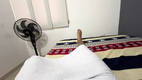 Brother-in-law gets horny and fucks sister's juicy vagina in the bath