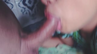 She loves it when I come in her mouth. oral creampie for my stepsister