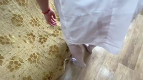 Russian MILF Rides Friend's Cock