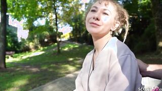 GERMAN SCOUT - FIRST ANAL JIZZED SEX FOR SMALL 18 JULIA JUICE AT DATE