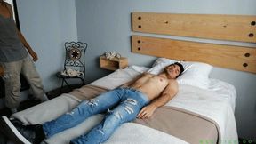 Gagged Twink Fernando Gets Wrapped In A Blanket & Is Facing Merciless Foot Tickling By His Friend Vesper. The Cute Boys Have Lots Of Tickling Fun!