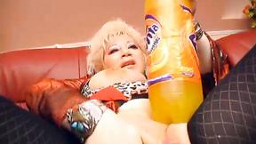 ”Old Woman Insterts 2L Fanta In Her Twat”