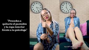 jerk off instructions with the psychologist - assisted masturbation with isabella rosse