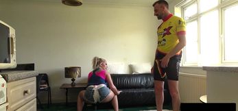 Curvy UK babe enjoys being filled in every scorching hole