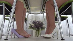 women swap Squeaky shoes with each other Fpl