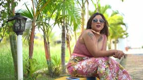 Tina Nandy with Boyfriend