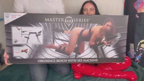 Mr & Miss FFW unboxing their new BDSM bench